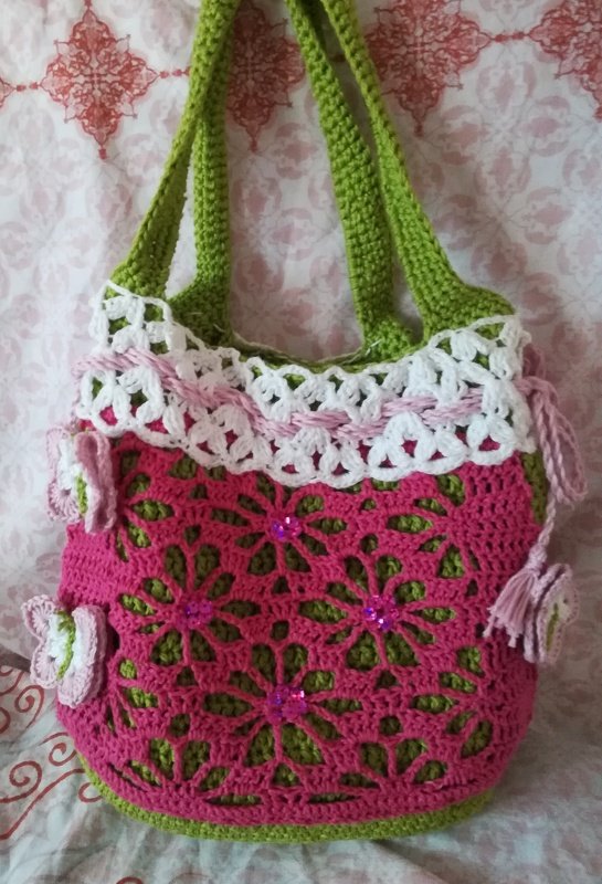 Sommerliche Tasche (30x20x12cm)