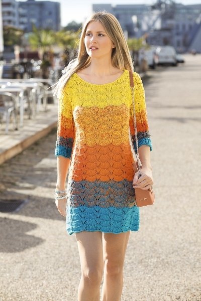 Kleid im Farbverlauf - Bild 2