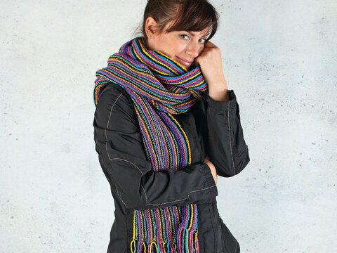 Strickanleitung Damenschal "Capri" 759076