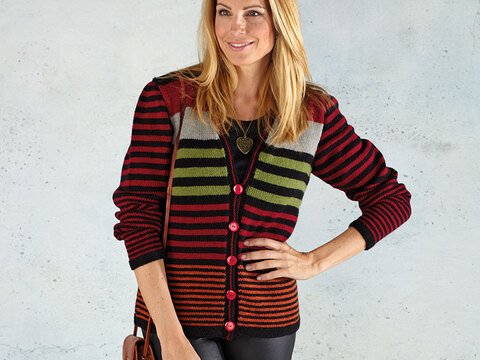 Strickanleitung Damenjacke "Ideal" 759027