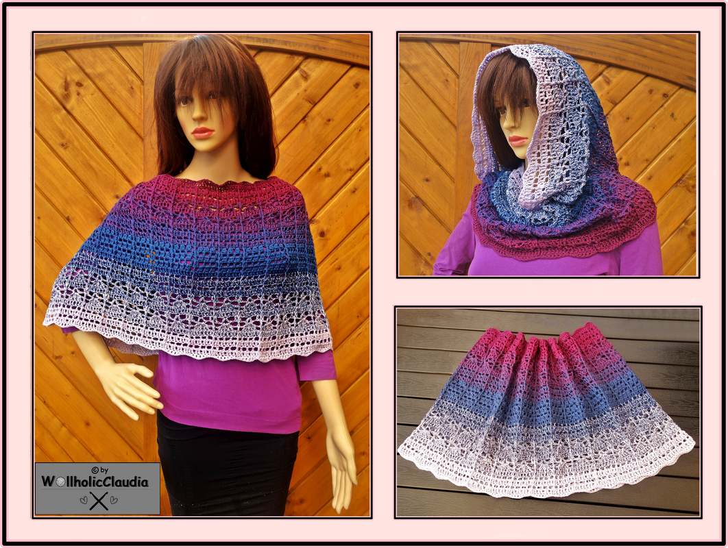 Häkelanleitung Loop/ Rundschal "Blaubeere" - Bild 2