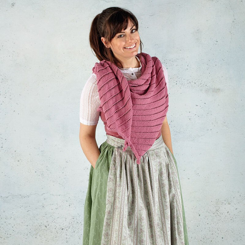 Strickanleitung Schultertuch "Merino Extrafein" 759025