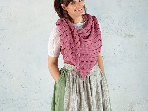 Strickanleitung Schultertuch "Merino Extrafein" 759025