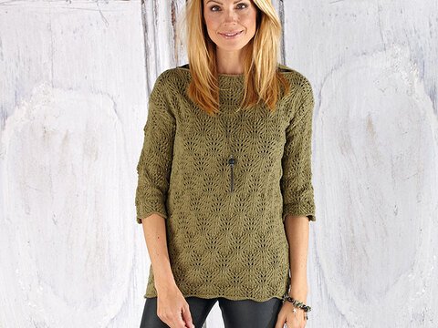 Strickanleitung Damenpullover "Macau" 759092