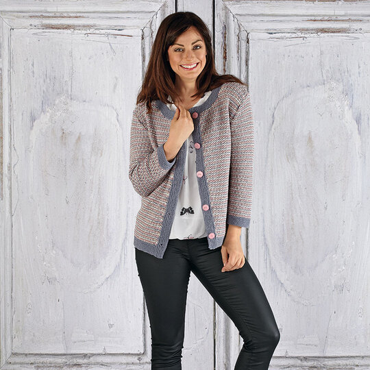 Strickanleitung Damenjacke "Melazzo" 759028