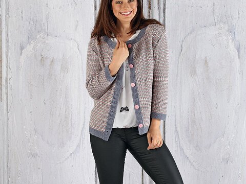 Strickanleitung Damenjacke "Melazzo" 759028