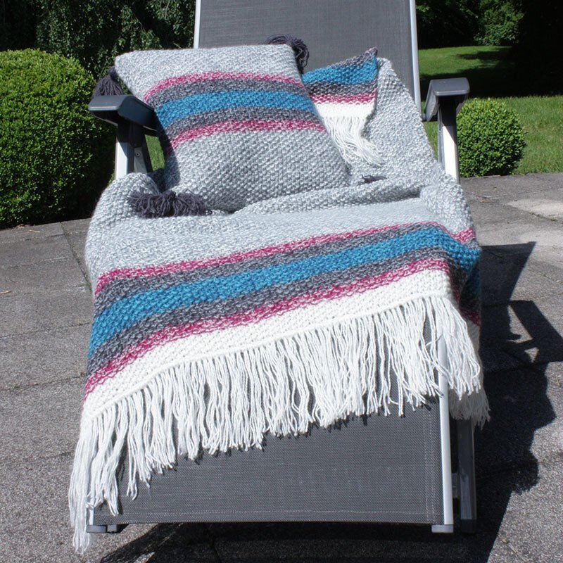 Strickanleitung Decke "Toledo" 759000