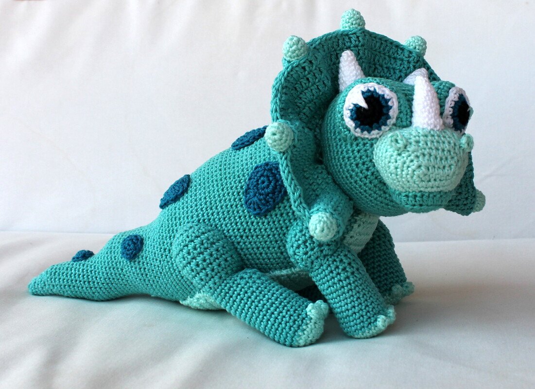 Dino Trixie Häkelanleitung - Bild 6