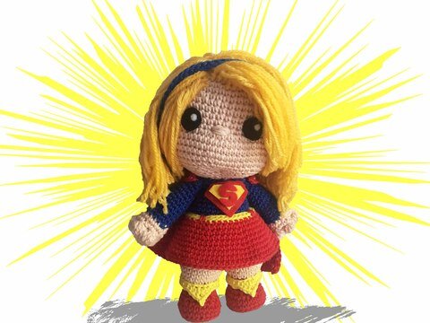 Supergirl Pattern Amigurumi