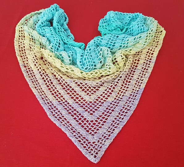 Dreieckstuch "Trigonium", Häkelanleitung