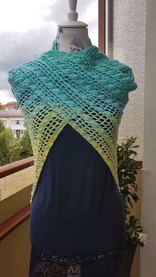 Dreieckstuch "Trigonium", Häkelanleitung