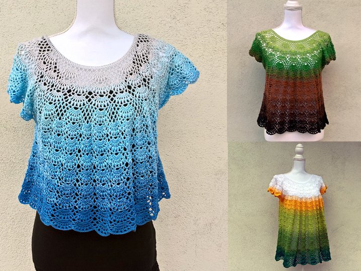 Häkelanleitung Tunika Sarah - alle Größen