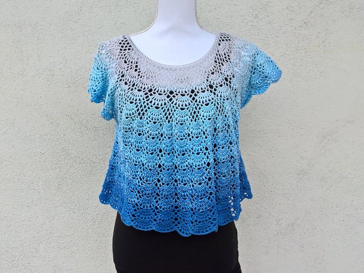 Häkelanleitung Tunika Sarah - alle Größen