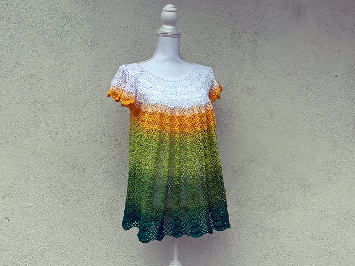 Häkelanleitung Tunika Sarah - alle Größen