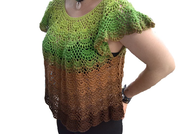 Häkelanleitung Tunika Sarah - alle Größen