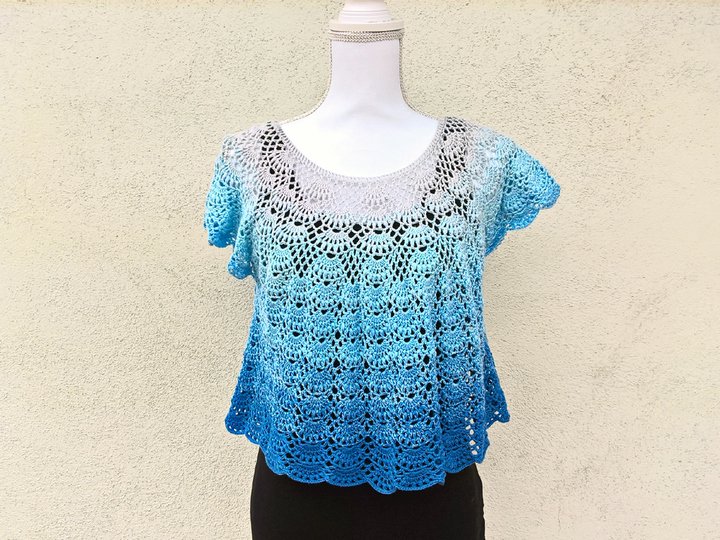 Häkelanleitung Tunika Sarah - alle Größen