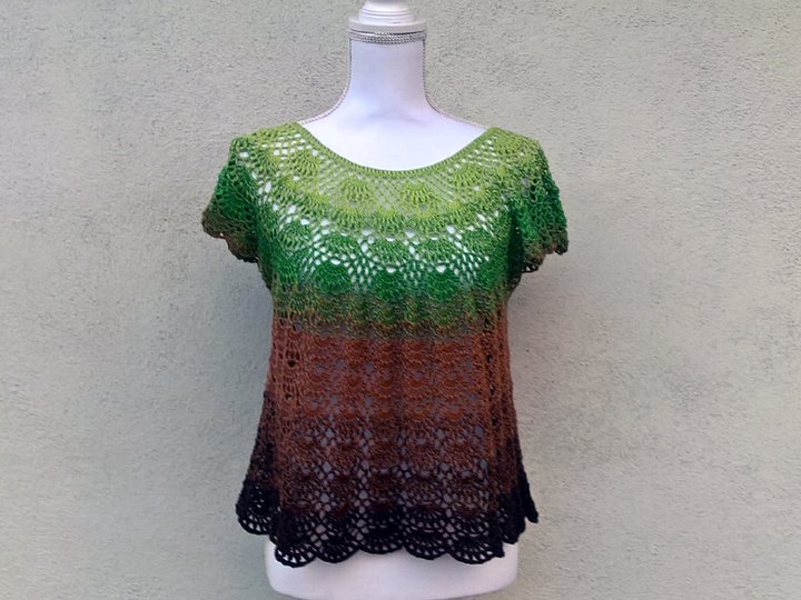 Häkelanleitung Tunika Sarah - alle Größen