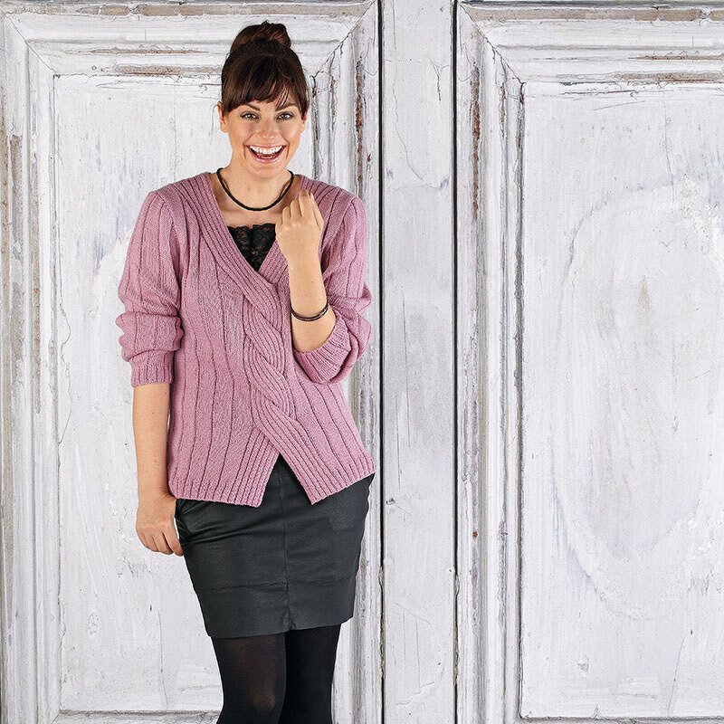 Strickanleitung Damenpullover "Cablé Gitti" 759030 - Bild 2