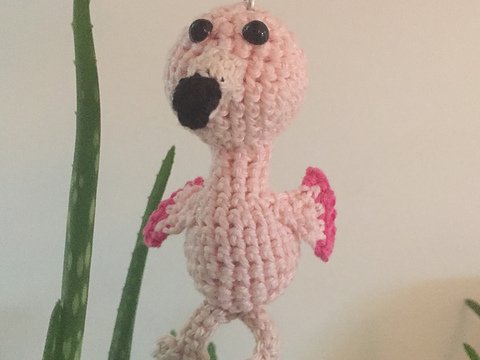 Flamingo Schlüsselanhänger