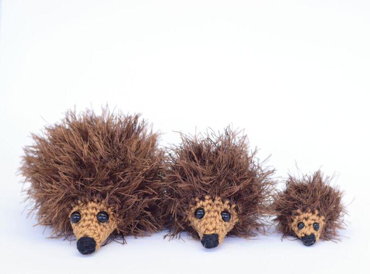 Haekelicious Igel Familie / Igel 3 Größen / Häkelanleitung