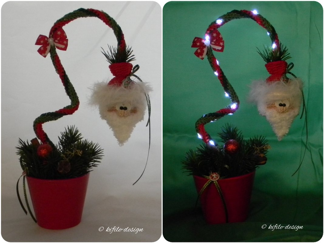 Häkelanleitung Ein kleiner Gruß vom Weihnachtsmann - Bild 4