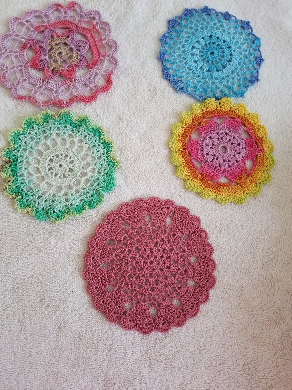 Scrap Thread Mini Mats PDF Pattern - Image 2