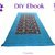 PDF E-Book Tutorial Table Runner / Table Cloth Mitered Hem