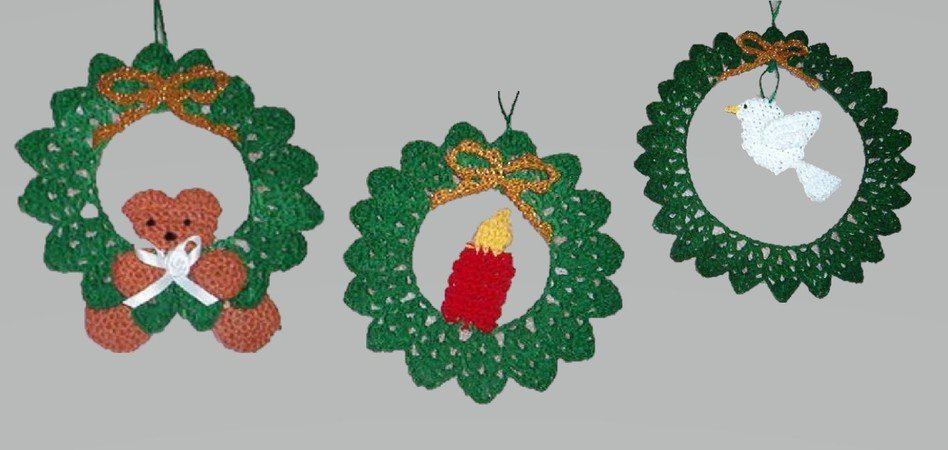Wreath Ornaments PDF Pattern