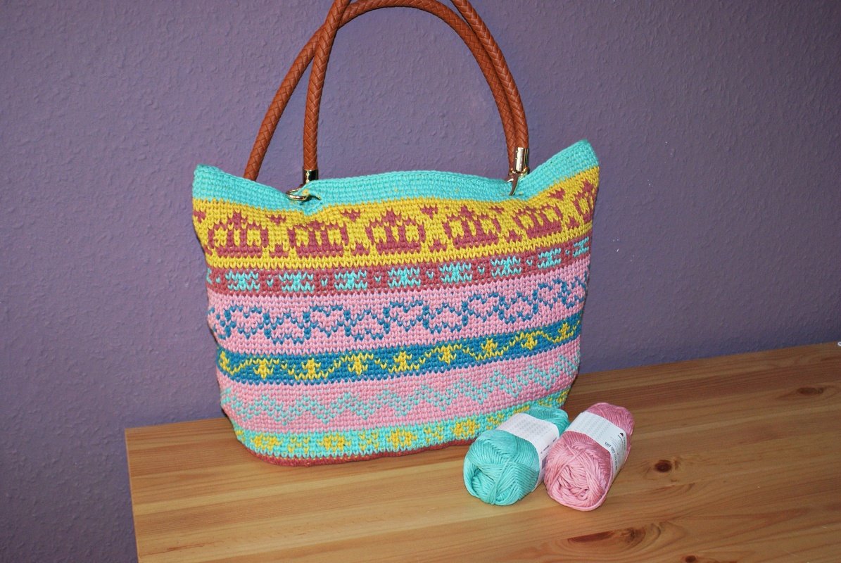 Häkelanleitung für einen Shopper