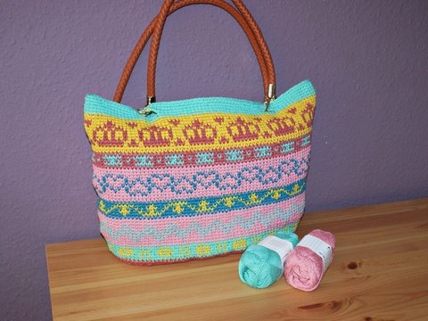 Häkelanleitung für einen Shopper