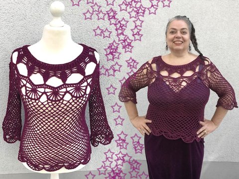 Häkel-Oberteil "Beautiful"