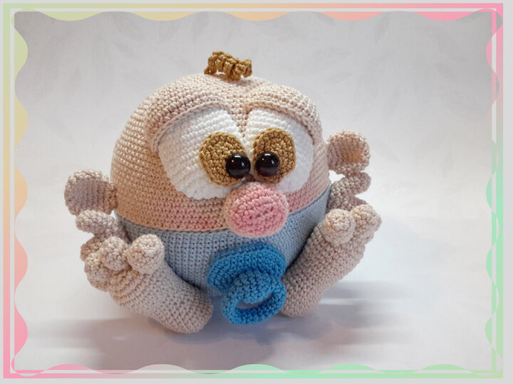 Häkelanleitung Babybande (auch zum Befüllen)