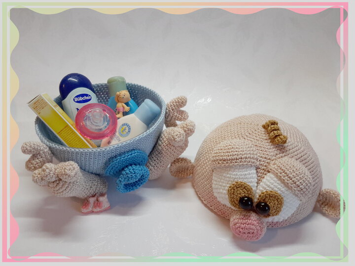 Häkelanleitung Babybande (auch zum Befüllen)