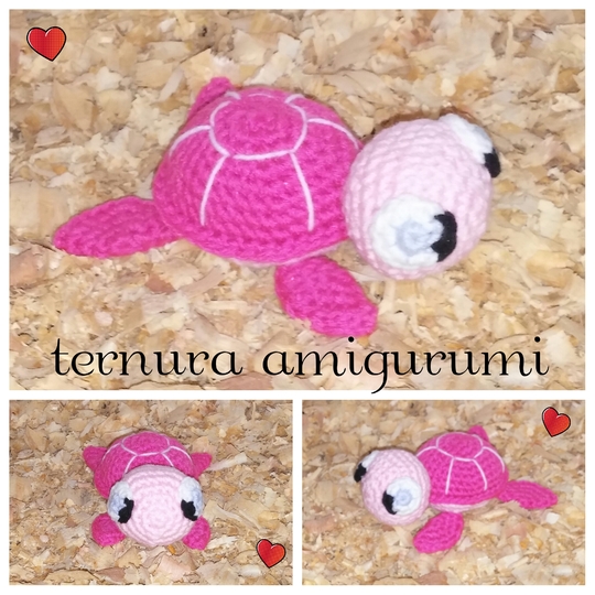 Häkelanleitung der Schildkröte-Familie PDF english- deutsch- dutch by ternura amigurumi