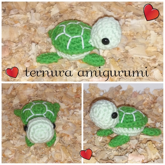 Häkelanleitung der Schildkröte-Familie PDF english- deutsch- dutch by ternura amigurumi