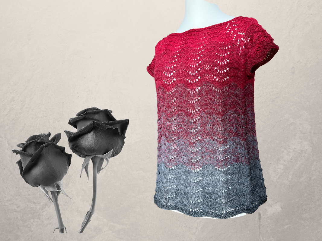 Strickanleitung Tunika Black Rose - Bild 5