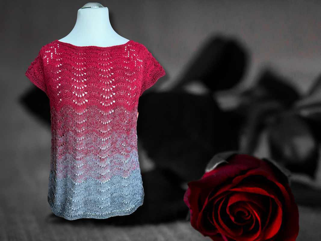 Strickanleitung Tunika Black Rose - Bild 9