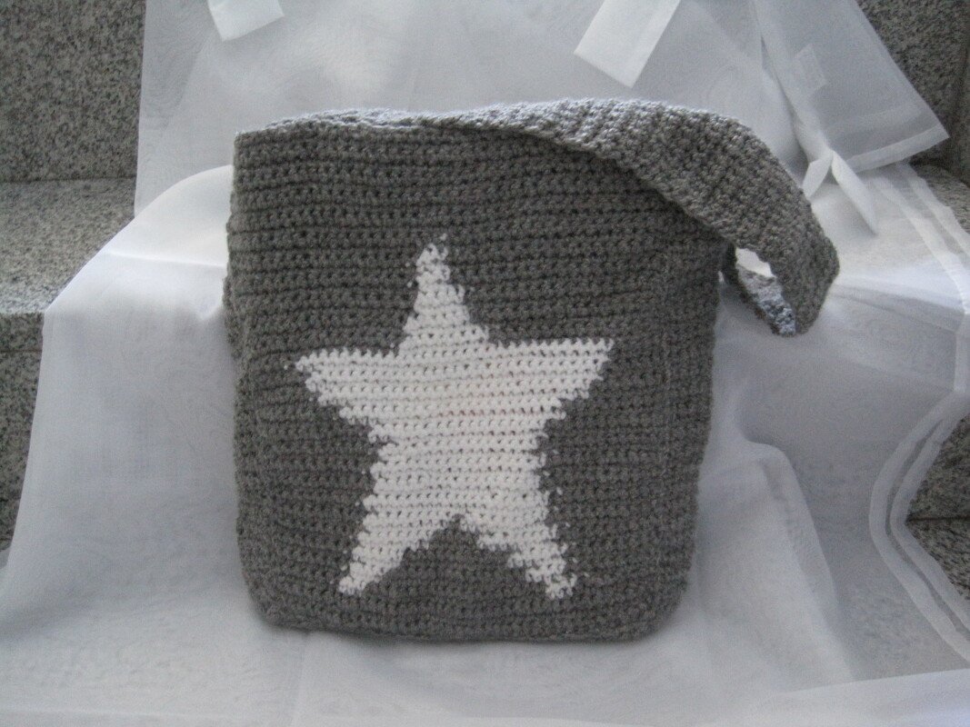 Sternentasche, Häkelanleitung Sommertasche, perfekt für Strand und Co. - Bild 4