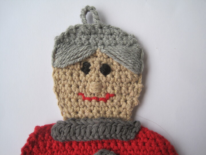 Topflappen Oma, Häkelanleitung für Anfänger, Schritt für Schritt zum Küchenhelfer