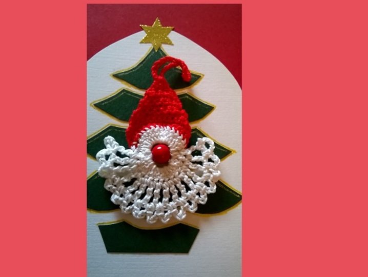 kleiner Weihnachtsmannanhänger