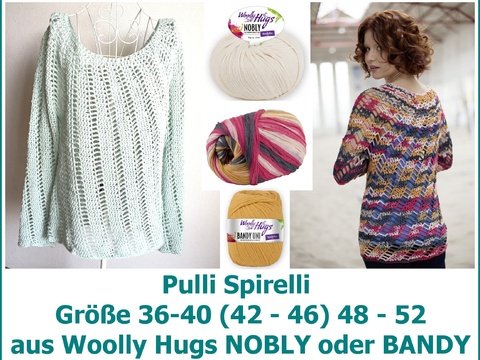 Pulli Spirelli Häkeln aus Woolly Hugs NOBLY oder BANDY