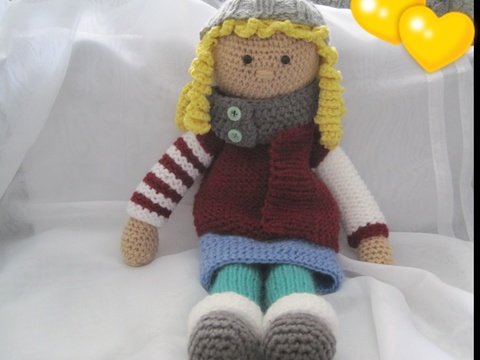 Puppe Celine - Häkelanleitung