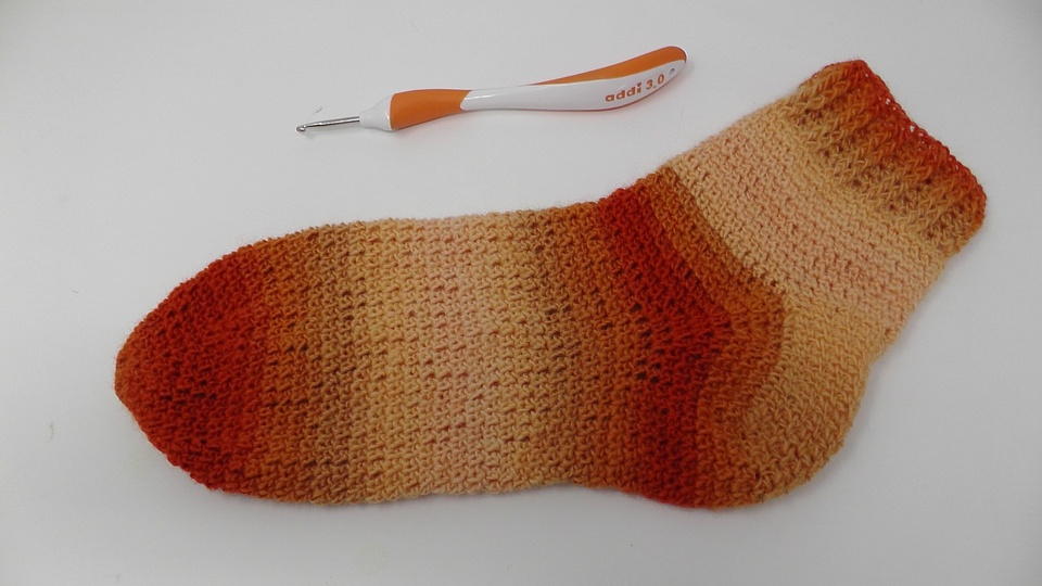 Größentabelle Häkelsocken von Größe 20/21 - Größe 46/47