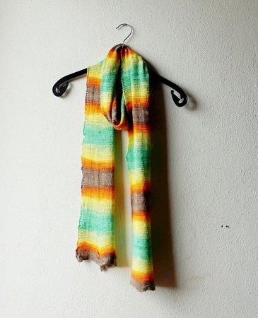 "Autumno" - a fall inspired scarf knitting pattern