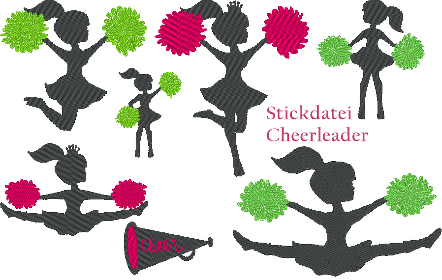 Stickdatei Cheerleader