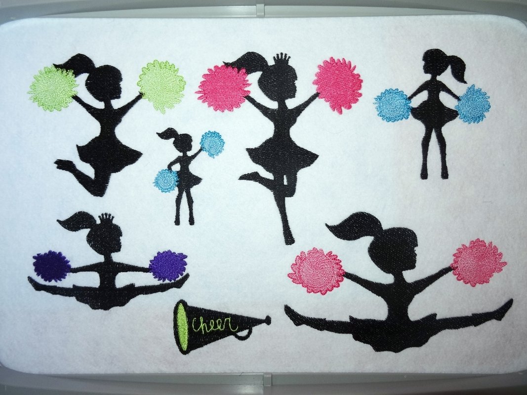 Stickdatei Cheerleader - Bild 3