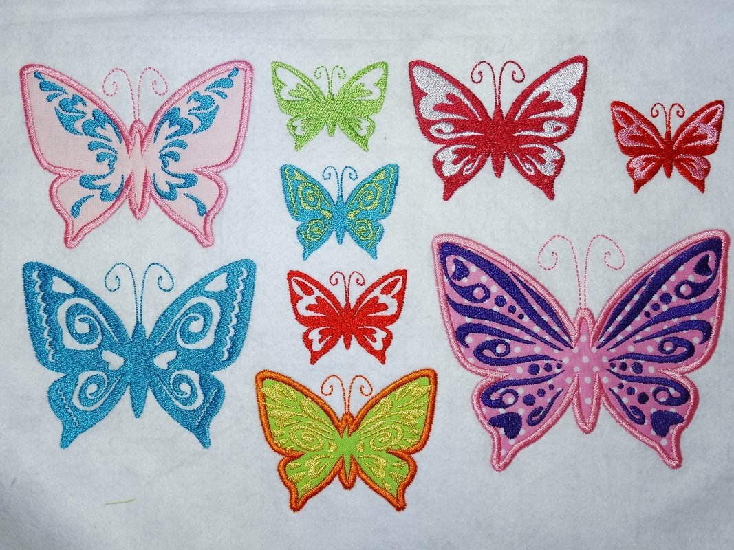 Stickdatei Schmetterling MEGA SET - Bild 2