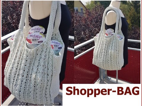 Häkeltasche Shopper BAG aus Woolly Hugs NOBLY