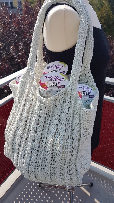 Häkeltasche Shopper BAG aus Woolly Hugs NOBLY - Bild 6