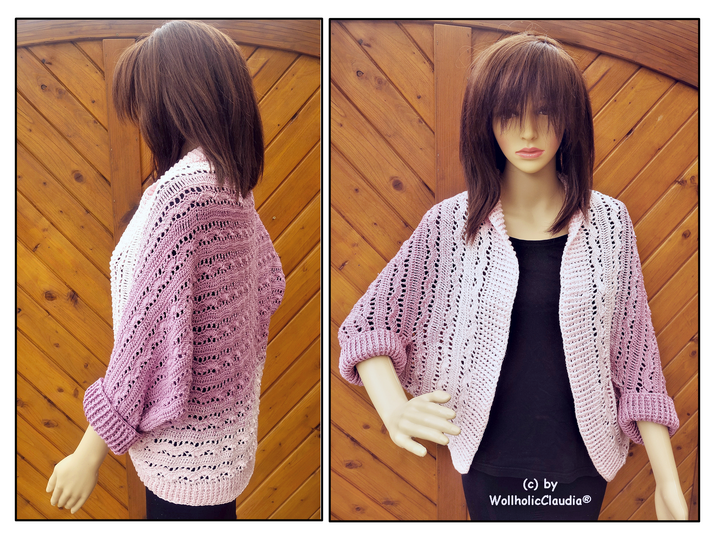 Häkelanleitung Seelenwärmer / Shrug "good feeling" - Alle Größen